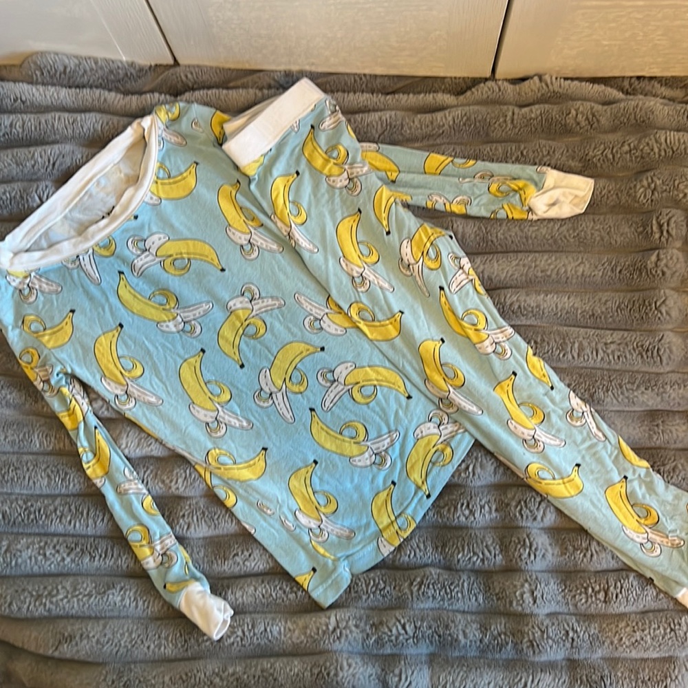 Little Sleepies Blue Bananas Set